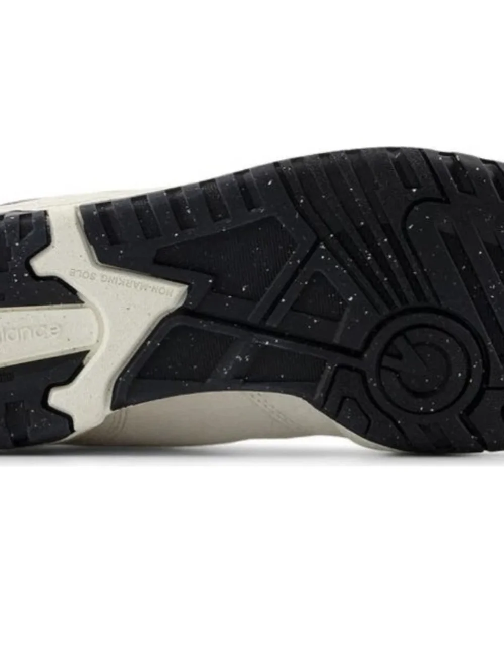 New Balance Men’s Cream and Black Retro Court Sneakers